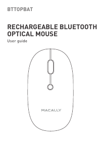 Manual Macally BTTOPBAT Mouse