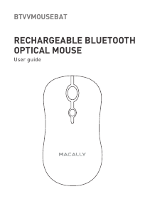 Manual Macally BTVVMOUSEBAT Mouse