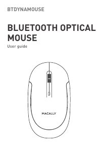Handleiding Macally BTDYNAMOUSE Muis