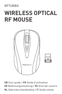 Manual Macally RFTURBO Mouse