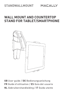 Manuale Macally STANDWALLMOUNT Supporto da parete