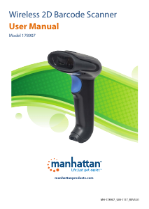 Manual Manhattan 178907 Barcode Scanner