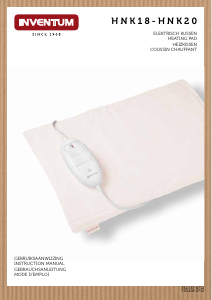 Mode d’emploi Inventum HNK18 Coussin chauffant