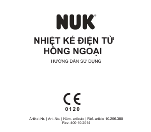 Hướng dẫn sử dụng NUK 256.380 Nhiệt kế