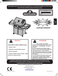 Manuale Napoleon LD485RSIB Barbecue