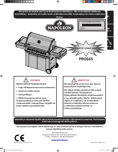 Bruksanvisning Napoleon PRO665 Utegrill