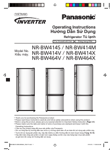 Handleiding Panasonic NR-BW464V Koel-vries combinatie