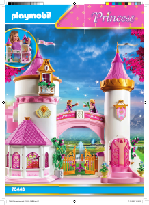 Manual de uso Playmobil set 70448 Fairy Tales Castillo de princesas