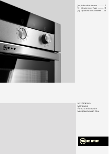Manual Neff H12GE60N0 Microwave