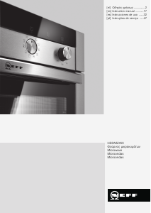 Manual Neff H53W50N3 Microwave
