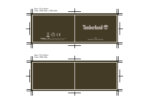 Руководство Timberland TBL.15650 Sanbornton Наручные часы