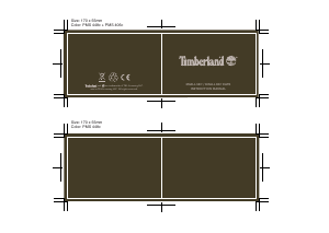 Руководство Timberland TDWJF200200 Bradfort Наручные часы