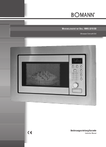 Manual Clatronic MWG 2215 EB Microwave