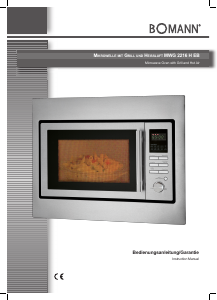 Manual Clatronic MWG 2216 H EB Microwave