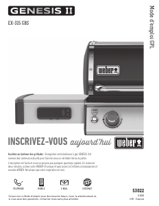 Mode d’emploi Weber Genesis II EX-315 GBS Barbecue