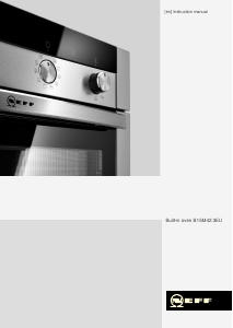 Manual Neff B15M42N3EU Oven