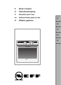 Manual de uso Neff B1641N2 Horno