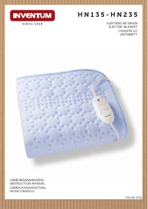 Manual Inventum HN135 Electric Blanket