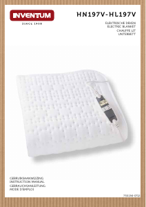 Manual Inventum HN197V Electric Blanket