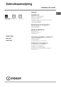 Handleiding Indesit K3G11S/O Fornuis