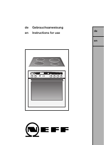 Bedienungsanleitung Neff E1541N2 Herd