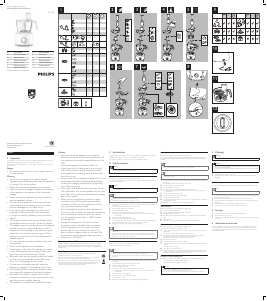 Manuale Philips HR7782 Robot da cucina