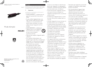 Mode d’emploi Philips BHH777 Fer à boucler