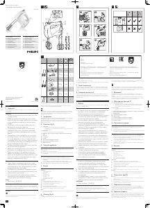 Наръчник Philips HR1459 Ръчен миксер