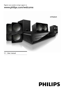 Manual Philips HTS3541 Home Theater System