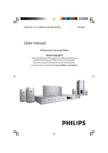 Manual Philips HTS5700R Home Theater System