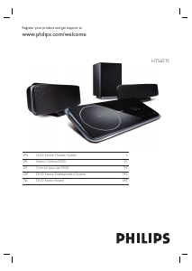 Manual Philips HTS6515 Home Theater System