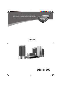 Manual de uso Philips LX3700D Sistema de home cinema