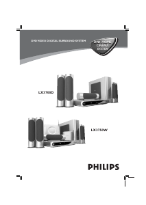 Manual Philips LX3750W Home Theater System