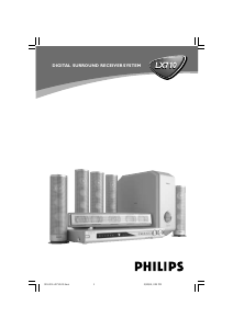 Bruksanvisning Philips LX710 Hembiopaket