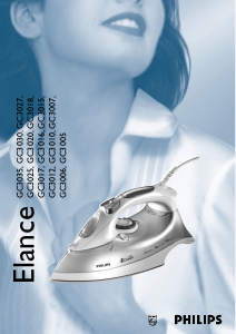 Manual de uso Philips GC3005 Elance Plancha