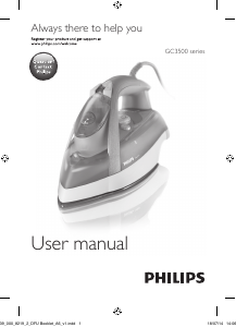 Посібник Philips GC3550 Праска