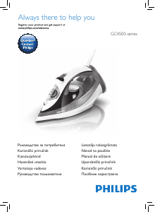 Vadovas Philips GC4513 Lygintuvas