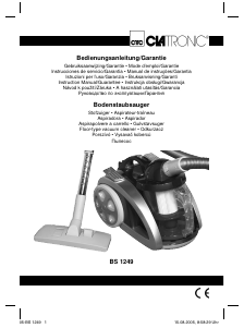 Mode d’emploi Clatronic BS 1249 Aspirateur