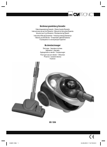 Manuale Clatronic BS 1256 Aspirapolvere