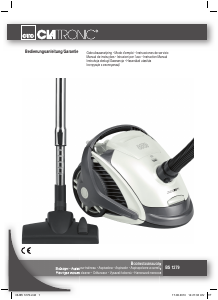 Mode d’emploi Clatronic BS 1279 Aspirateur