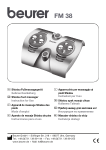 Manual de uso Beurer FM 38 Masajeador