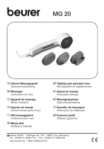 Manuale Beurer MG 20 Massaggiatore