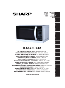 Instrukcja Sharp R-742 Kuchenka mikrofalowa