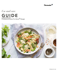 Mode d’emploi Thermador PRD484WCGU Cuisinière