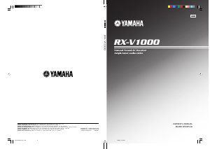 Handleiding Yamaha RX-V1000 Receiver