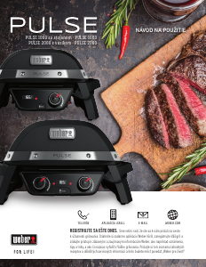 Návod Weber Pulse 1000 Gril