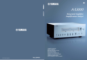 Manuale Yamaha A-S3000 Amplificatore