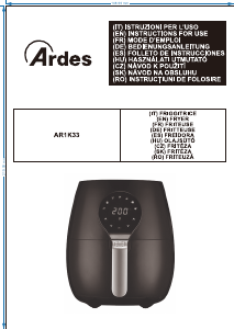 Manuál Ardes AR1K33 Fritéza