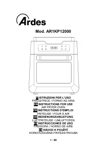 Manuale Ardes AR1KP12000 Friggitrice
