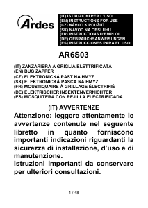 Mode d’emploi Ardes AR6S03 Répulsif de animaux